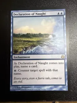 MTG - NM - Declaration of Naught - Morningtide - Image 1