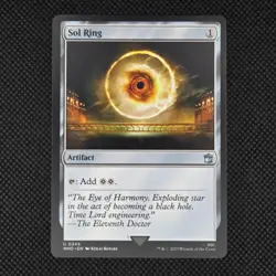 Sol Ring 245 Uncommon Universes Beyond: Doctor Who Magic: The Gathering NM - Image 1