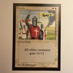International Collector's Edition Crusade (IR)(CE) Mtg Magic 1993 NM - Image 1