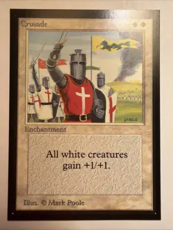 International Collector's Edition Crusade (IR)(CE) Mtg Magic 1993 NM - Image 2