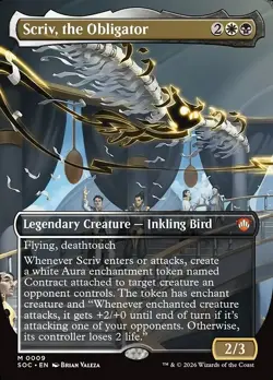 MTG Scriv, the Obligator [SOC] FOIL #9 - Image 1