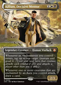 MTG Killian, Decisive Mentor [SOC] FOIL #4 - Image 1