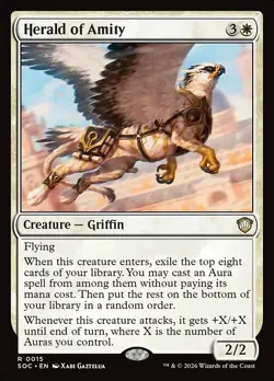 MTG Herald of Amity [SOC] #15 - Image 1