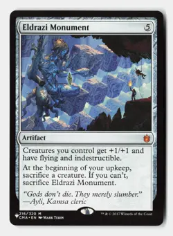 Eldrazi Monument 216 Mythic The List Reprints Magic: The Gathering Near Mint - Image 1