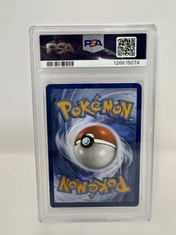 2025 POKEMON DESTINED RIVALS POKEMON CENTER ETB TEAM ROCKET'S WOBBUFFET PSA 8 - Image 2