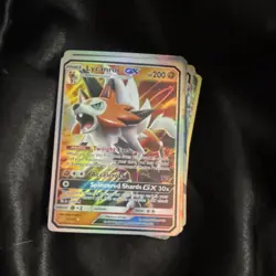 Pokemon TCG Holo Full Art Lot EX GX: Victini ex, Magnezone ex, Lycanroc GX - Image 3