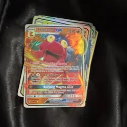 Pokemon TCG Holo Full Art Lot EX GX: Victini ex, Magnezone ex, Lycanroc GX - Image 4