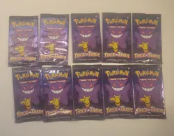 Pokemon TCG Halloween Trick or Trade Booster Bundle Lot Of 10 Packs - Image 1