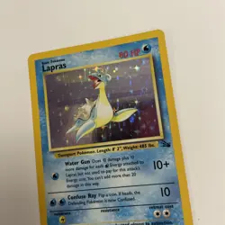 Pokemon TCG Fossil Lapras 10/62 Holo English - Image 3