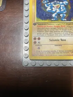Pokemon TCG Machamp Base Set 8/102 First Edition - Image 2