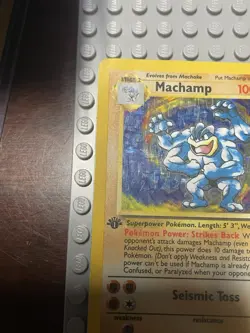 Pokemon TCG Machamp Base Set 8/102 First Edition - Image 5