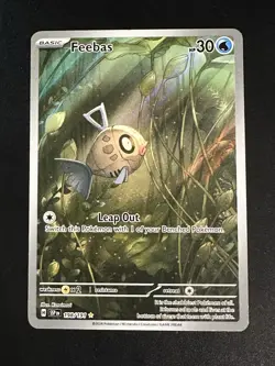Feebas 198/191 Pokemon Surging Sparks Illustration Rare Full Art Holo NM - Image 1
