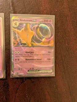 Pokemon Abra Kadabra Alakazam ex 063 064 165 SVP Double Rare Promo Set Holo 151 - Image 4