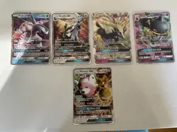 Pokemon TCG GX Lot of 5 - Palkia, Silvally, Bewear, Xerneas, Banette All LP - Image 1