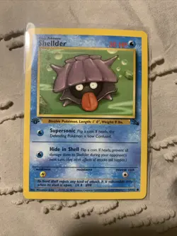 Pokemon TCG - SHELLDER - 1ST EDITION - 54/62 - FOSSIL (1999) - WOTC - Image 1