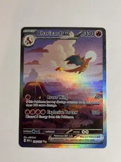 Charizard ex 199/165 Special Illustration Rare 151 Pokemon English NM - Image 1