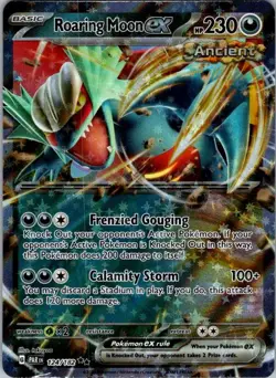 Roaring Moon ex 124/182 Double Rare Paradox Rift Pokemon Holo Near Mint - Image 1