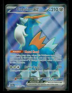 Pokemon COBALION EX 103/086 - Chaos Rising - ULTRA RARE FULL ART - MINT - Image 1