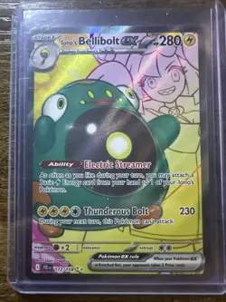 Ionos Bellibolt ex 172/159 Ultra Rare Journey Together Full Art Holo Pokemon TCG - Image 1