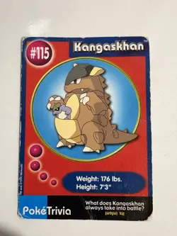 Kangaskhan #115 Burger King Promo 1999 🔥 Vintage Pokemon - MP - Image 1