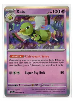 Xatu 072/182 - Holofoil - SV04: Paradox Rift Pokemon TCG NM - Image 1