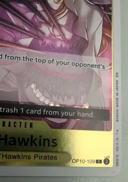 OP10-109 Basil Hawkins Rare foil English One Piece TCG Royal Blood TCG *SALE* - Image 2