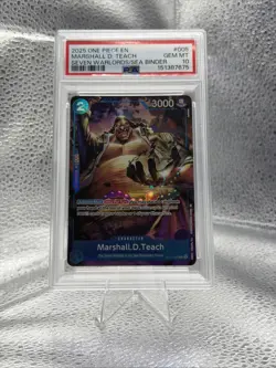 One Piece Marshall D Teach Seven Warlords Of The Sea Promo St17-005 Psa 10 - Image 1