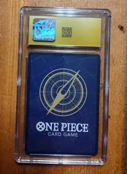 2025 One Piece Monkey D. Luffy OP07-109 Illustration Box Promo CGC 10 Pristine - Image 2