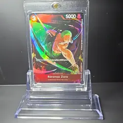 Namco One Piece CCG Roronoa Zoro ST01-013 Super Rare Foil Promo 5000 Power - Image 1