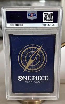 One Piece OP05 Monkey D. Luffy 1st Anniversary ST01-012 PSA 9 English - Image 2