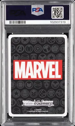 2024 WEISS SCHWARZ JPN MARVEL VOL.2 MARVEL RARE #076 "WEB OF" BLACK WIDOW PSA 10 - Image 2