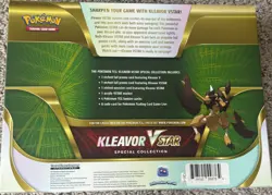 Pokemon TCG Kleavor V-Star Collection Box Factory Sealed - Image 2