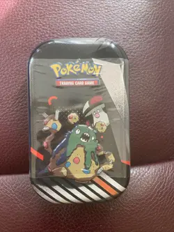 Pokemon TCG Black Bolt White Flare Unova Mini Tin - Garbodor & Amoonguss Sealed - Image 2