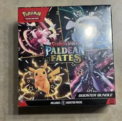 Pokemon TCG Scarlet & Violet Paldean Fates Factory Sealed Booster Bundle - Image 2