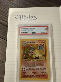 PSA 7 NM-MT 1999 Charizard 4/102 Base Set Unlimited Holo Rare Pokemon - Image 1