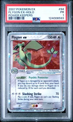 PSA 1 Pokemon Flygon ex 94/108 EX Power Keepers Ultra Rare Holo - Image 1