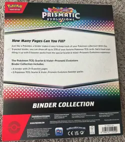 Pokemon TCG: Scarlet & Violet Prismatic Evolutions - Binder Collection (Sealed) - Image 2