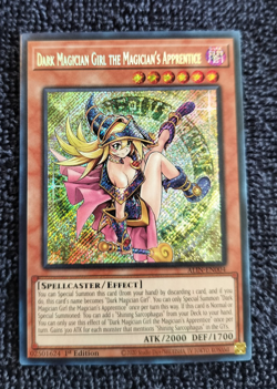 YUGIOH! Dark Magician Girl the Magician's Apprentice ALIN-EN004 Secret Rare NM - Image 1