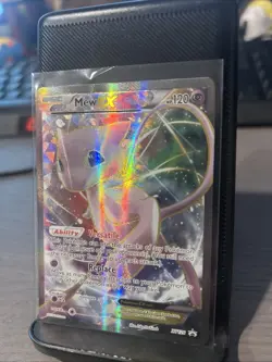 Mew EX XY126 Full Art Holo Textured Promo Black Star Nintendo Pokemon Card MP - Image 1