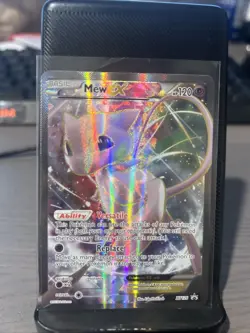 Mew EX XY126 Full Art Holo Textured Promo Black Star Nintendo Pokemon Card MP - Image 2