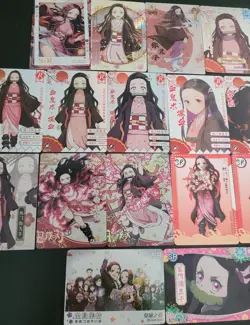 Nezuko Kamado Card Lot - Demon Slayer Anime CCG 20 Cards Waifu - Image 3