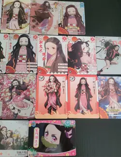 Nezuko Kamado Card Lot - Demon Slayer Anime CCG 20 Cards Waifu - Image 4