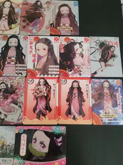 Nezuko Kamado Card Lot - Demon Slayer Anime CCG 20 Cards Waifu - Image 5