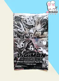 Digimon Card Game Tournament Booster Pack Vol. 10 ENG PROMO Anime Manga TCG 1x - Image 1