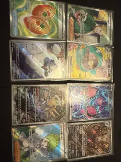 Pokemon Japanese Mixed Card Lot X 8 Cards Full Art Trainer Gx Ex V (Lot 777) - Image 1