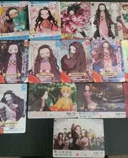 Nezuko Kamado Card Lot - Demon Slayer Anime CCG 20 Cards Waifu - Image 3