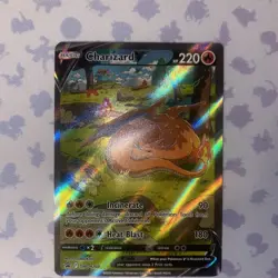 Pokemon TCG Charizard v SWSH260 Sword & Shield Promo Card Near Mint Condition - Image 2