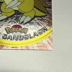 Sandslash #28 Pokemon 2000 Topps Chrome Base Holo Foil LP - Image 4