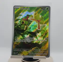 Caterpie 172/165 Pokemon Scarlet & Violet 151 ILLUSTRATION RARE NM/MINT 172/165 - Image 1