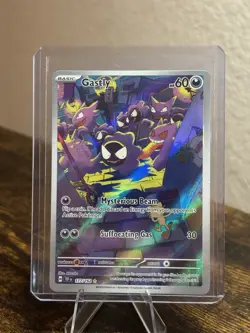 Pokemon TCG Gastly Illustration Rare Holo SV05 Temporal Forces 177/162 HP 60 - Image 1